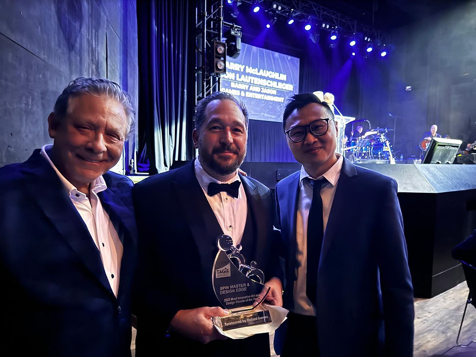 3 winners of the TAGie award