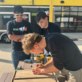 Yogurt working outside on their prototype