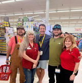 Make48's Adam, Tom and Tyler with two Westlake ACE Hardware employees
