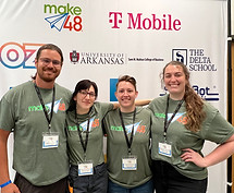 stephanie, emily, joe, and daisy from team nwacc jacks