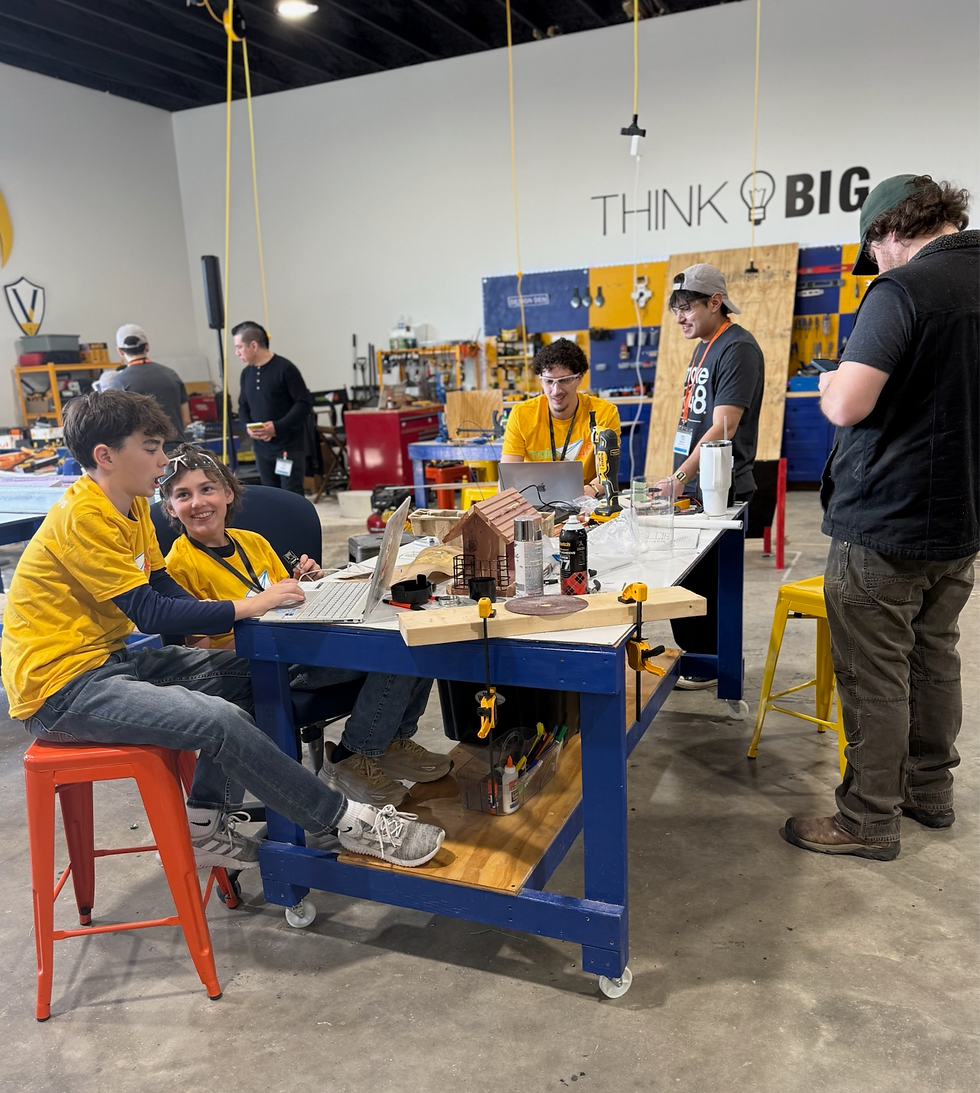 Team Those Other Guys working together at Vandermont 