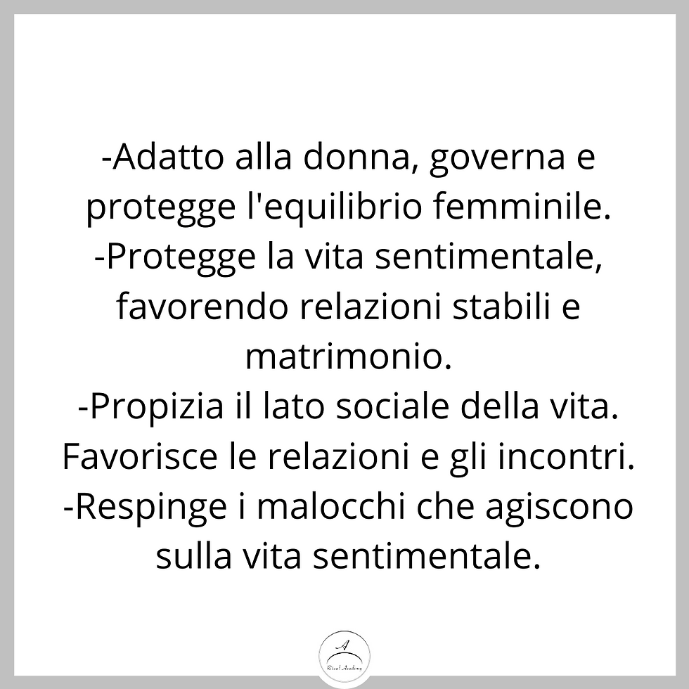 7° Talismano Supremo della Luna