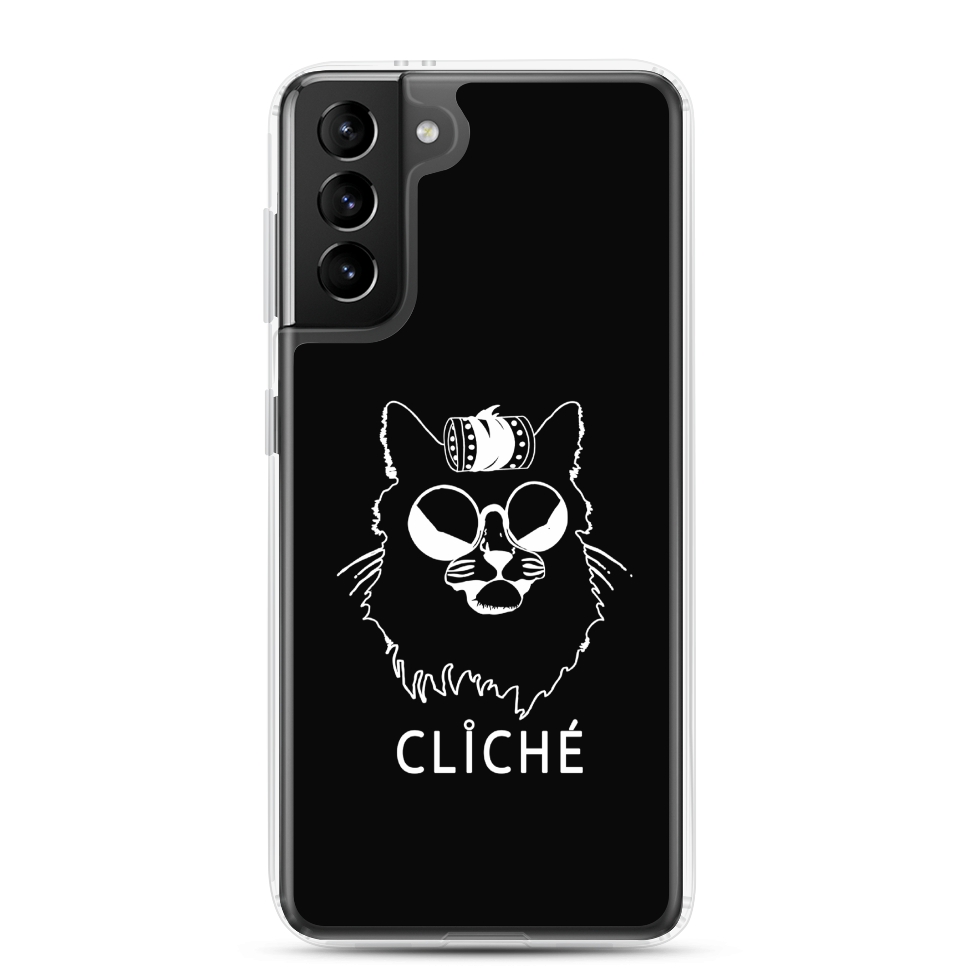 Cliché - Phone Case for Samsung® - Korean Hair roll cat