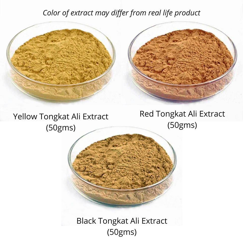 Miniaturbild: Yellow, Red & Black Tongkat Ali Extract 