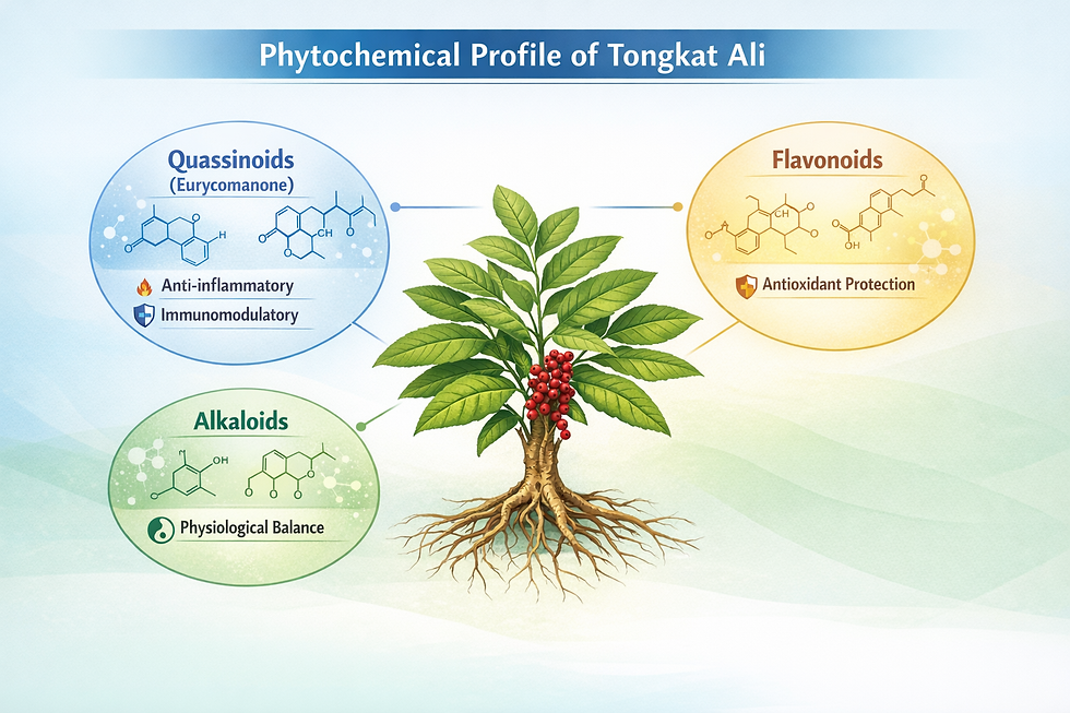 Phytochemicals in Tongkat Ali Plant