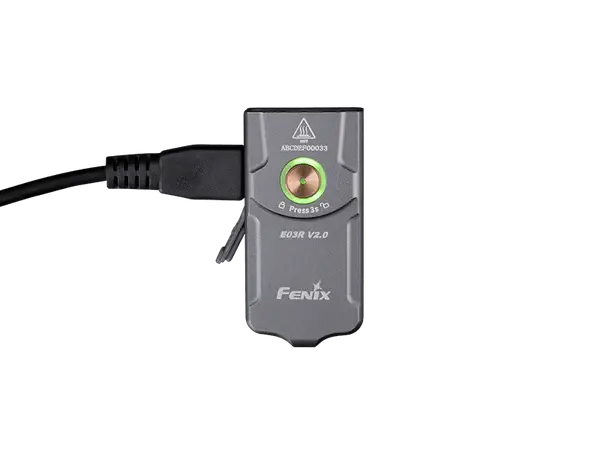 Miniature : Fenix E03R V2.0 Bleu - Lampe porte-clés - 500 lumens - Rechargeable USB-C