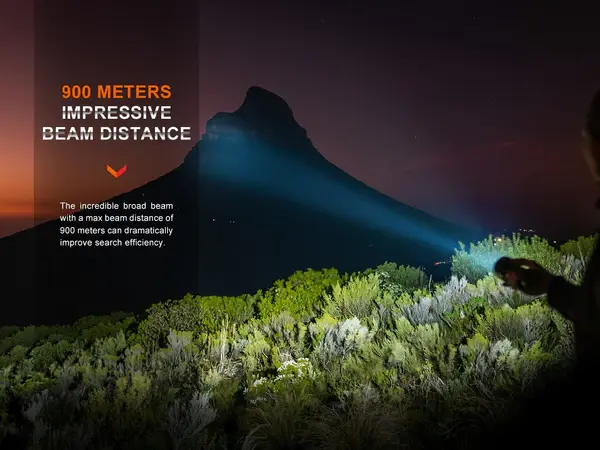 Miniature : Fenix LR40R V2.0 - 15 000 lumens - 900 mètres de portée - Pack complet