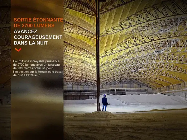 Miniature : Fenix HM71R - 2700 lumens - Rechargeable USB-C - Multifonctions