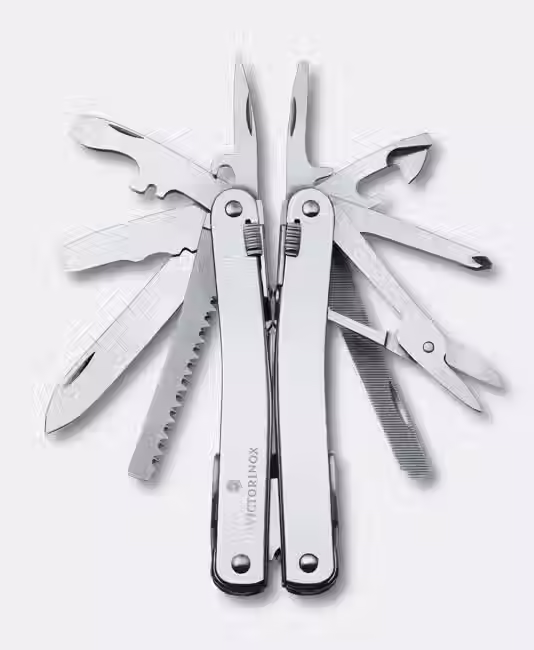 Miniature : SWISSTOOL VICTORINOX SPIRIT X PLUS RATCHET + ETUI CUIR