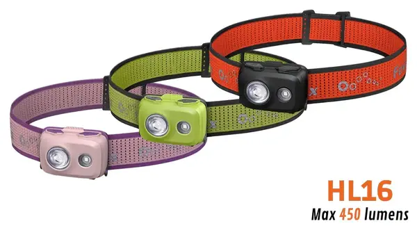 Miniature : Fenix HL16 Vert - 450 lumens - Ultra légère et compacte