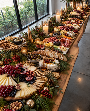 Holiday party food at The Shop Venue in Bonita Springs/Naples