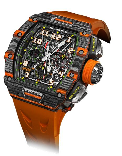 Richard Mille Replica Watch RM 11-03 McLaren RM 011 Flyback chronograph content media