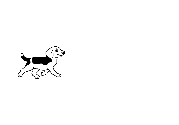 Koiraystävällinen maskotti GIF