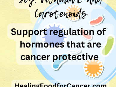 Soy, Vitamin D and Carotenoids Support Biological Processes that are Cancer Protective