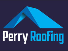 perry roofing logo design
