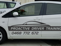 Proactive driver training. car wrap