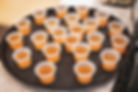 Samples of a jellylike substance are handed out to passerbys at a shopping center. .jpg