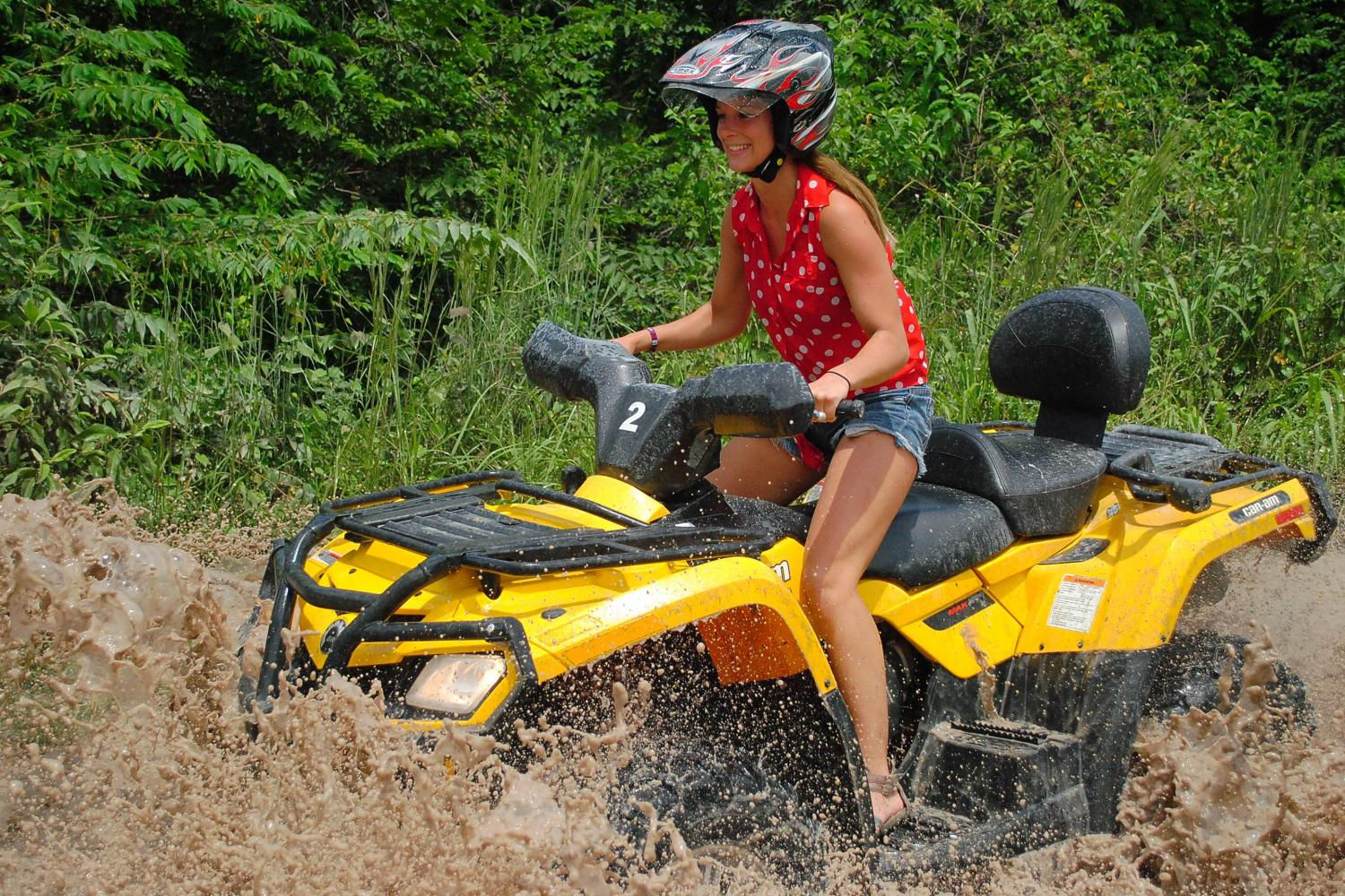 ATVS, ZIP LINES AND 1 CENOTE , HORSE 🐎 BACK RIDING .