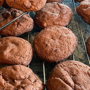 No Butter Spiced Chocolate Cookies