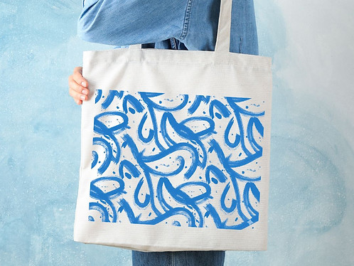 White and Blue Single Object Canvas Tote Bag Mockup Instagram Post.jpg