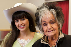 Nina with Joanne Cash Yates