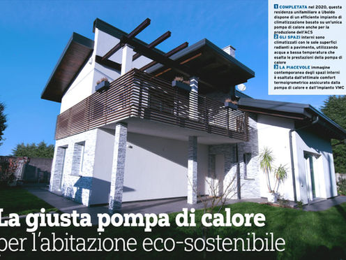 La giusta pompa di calore  per l'abitazione eco-sostenibile: