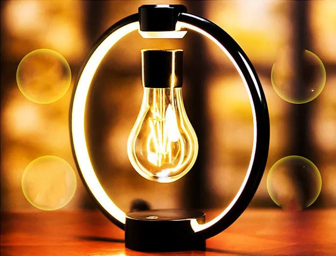 Thumbnail: Magnetic Levitation Bulb Retro Bedroom Bedside LED Eye Protection Night Light