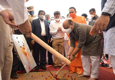 Ground-Breaking Ceremony - Sri Sathya Sai Rajeswari Memorial Block
