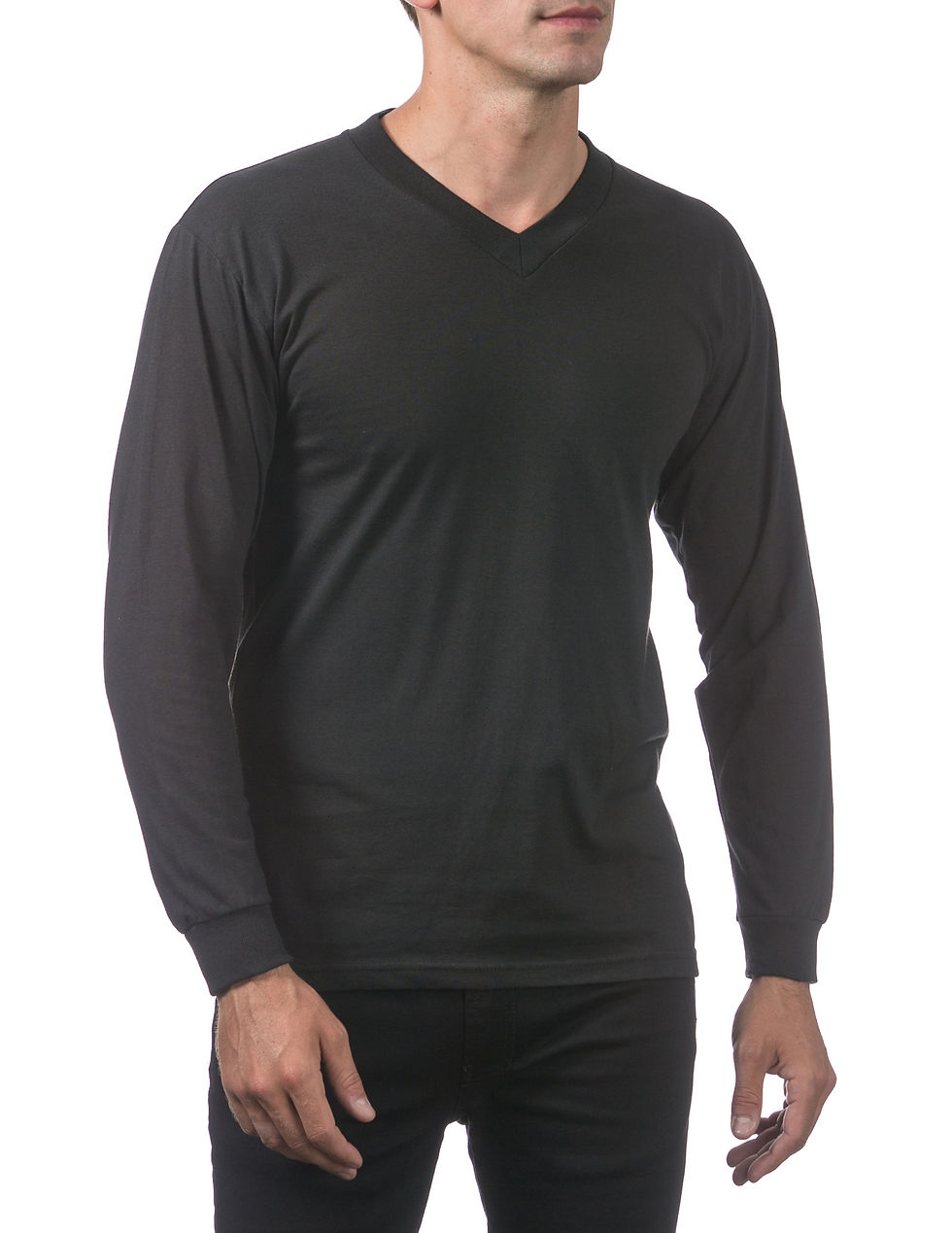 Thumbnail: Comfort Long Sleeve V-Neck Tee
