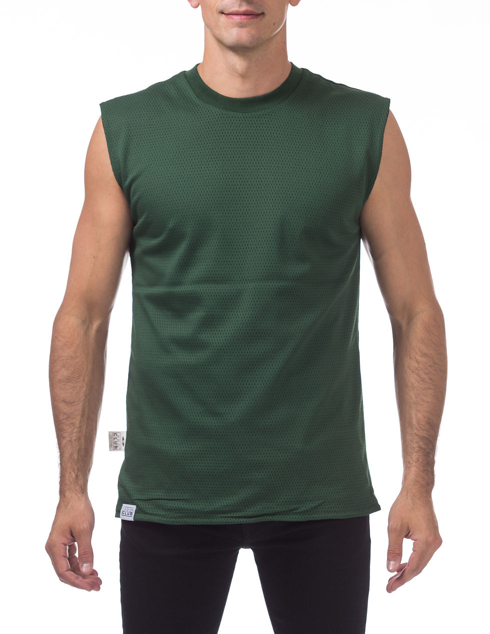 Thumbnail: Sleeveless Reversible Mesh Muscle Tee