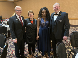 Judy and I with Mr and Mrs JD Wangsness. Representative Wangsness serves District 23