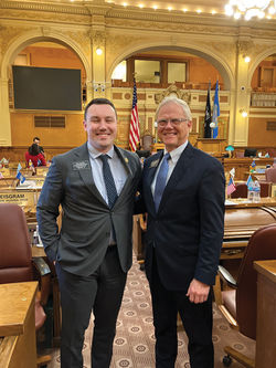 With Rep. Erik Muckey District 15