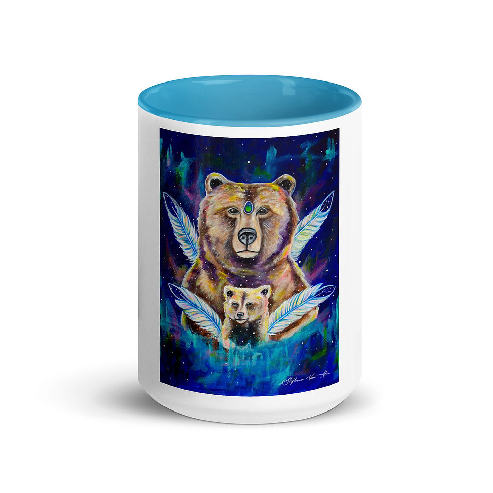 "Mama Bear" Art Coffee Mug 15 0z