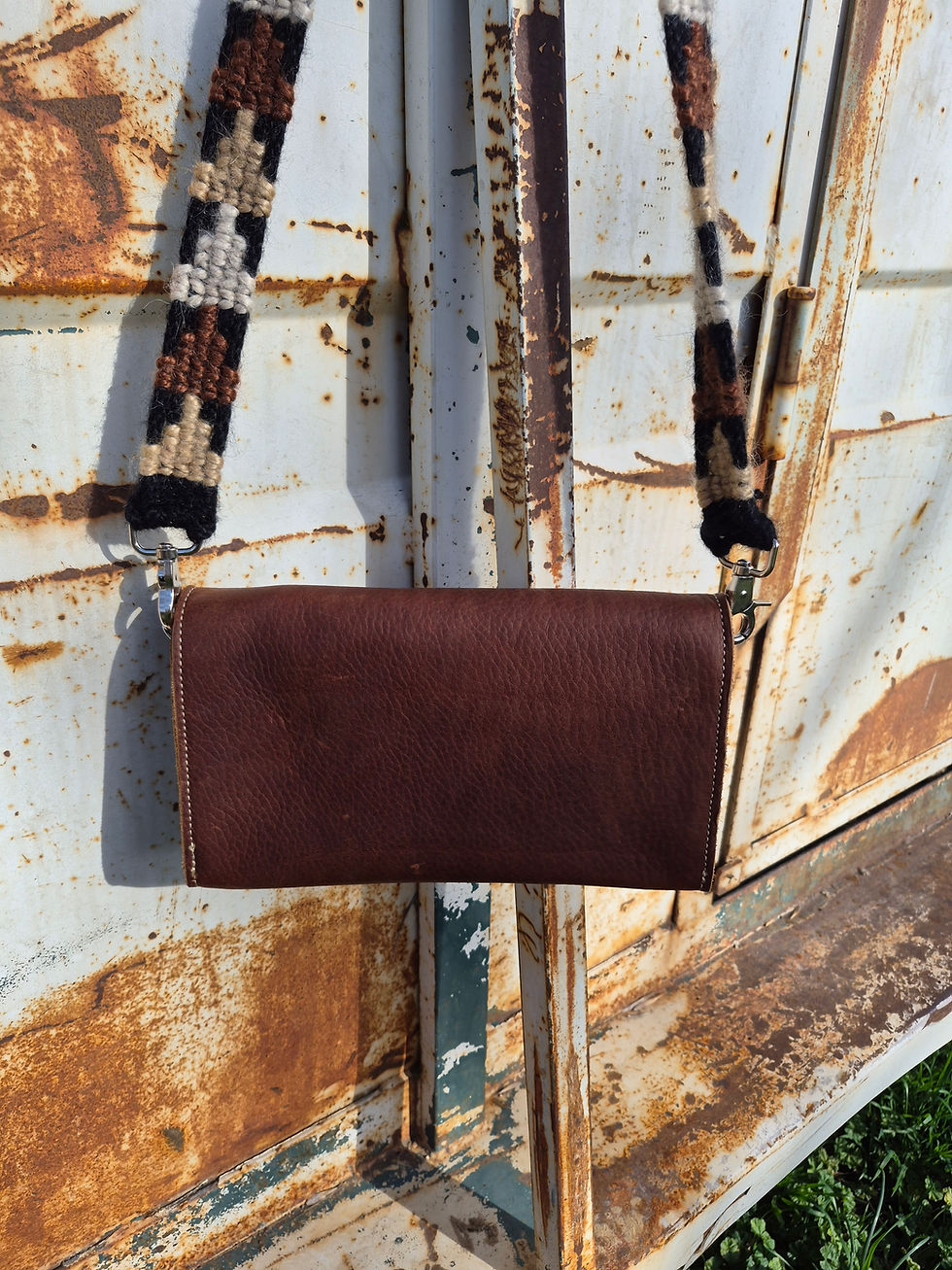 Thumbnail: The Buffalo Purse with Mohair Strap