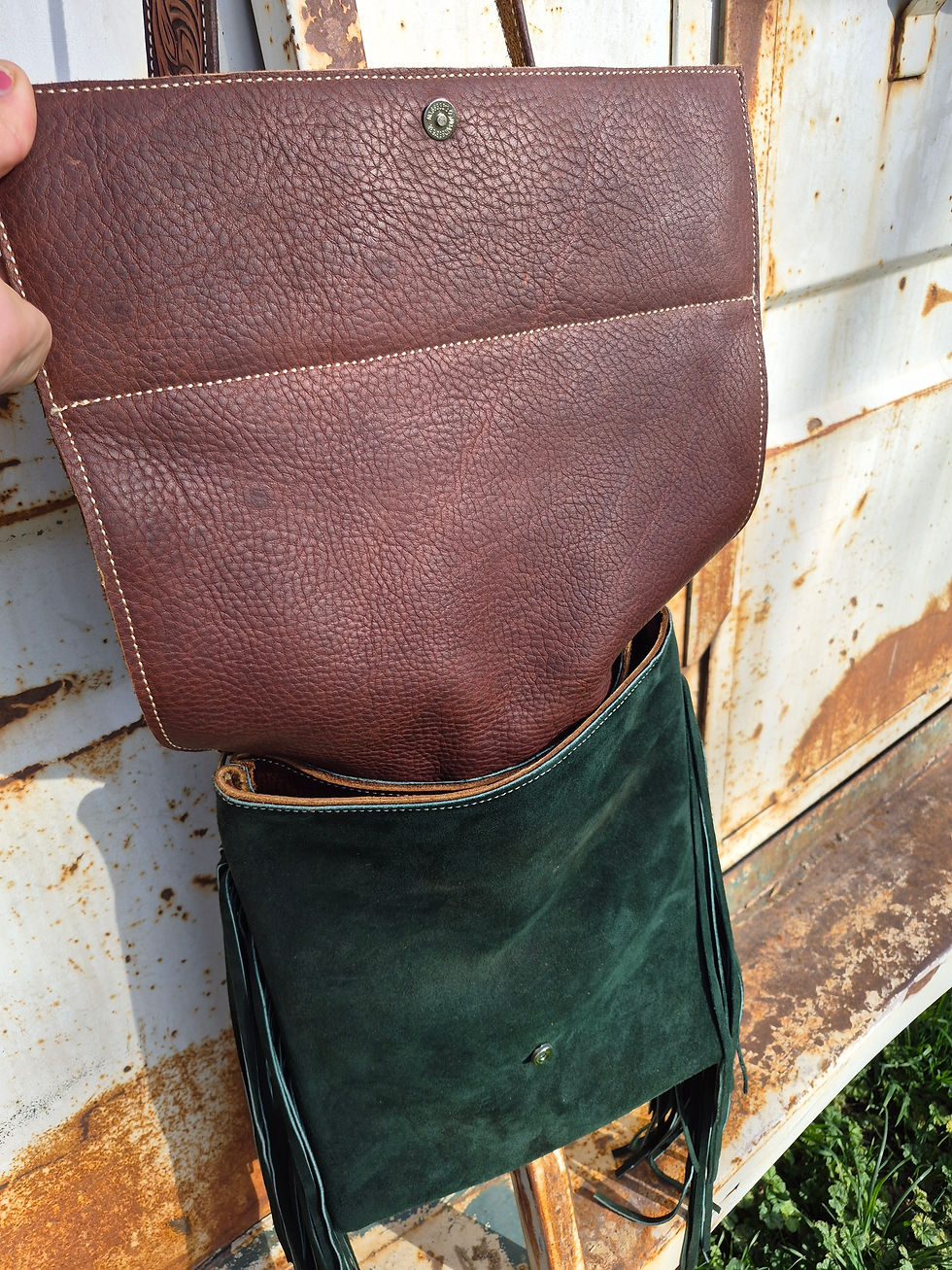 Thumbnail: The Green Suede Purse