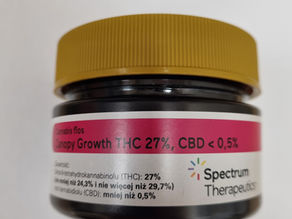           Sativa  - Cannabis flos Canopy Growth  27% THC - Red Velvet Cake 