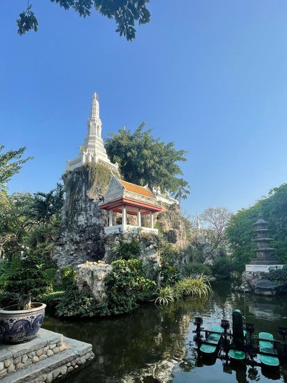 Water feature in Thailand