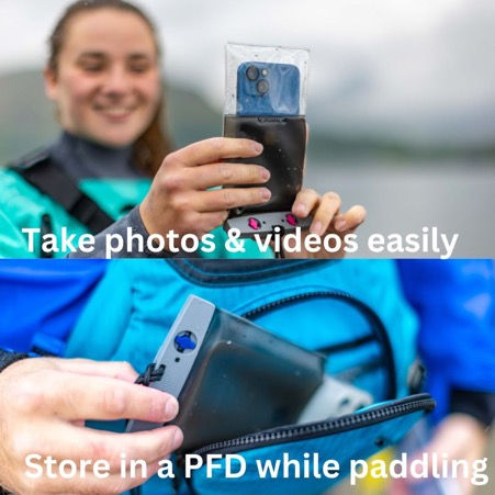 Thumbnail: AQUAPAC COMPACT PLUS GREY  GREY CLAMP  LEVERS