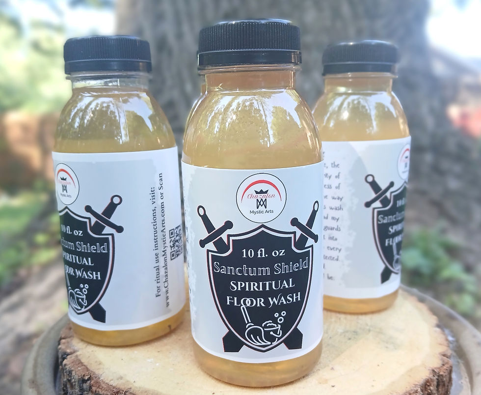 Thumbnail: Closeup of Floor wash bottles outdoors