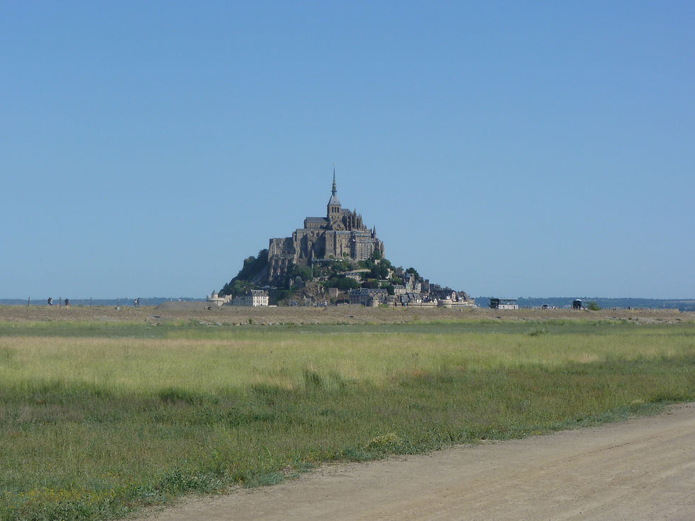 le Mont St Michel vu des herbus