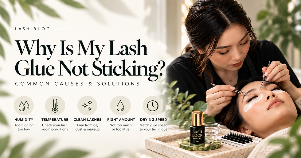 Why Is My Lash Glue Not Sticking? Common Causes & Solutions
