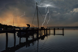 Noch schnell das Boot klar machen