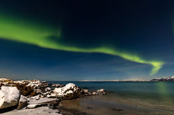 Schon am ersten Abend Nordlicht