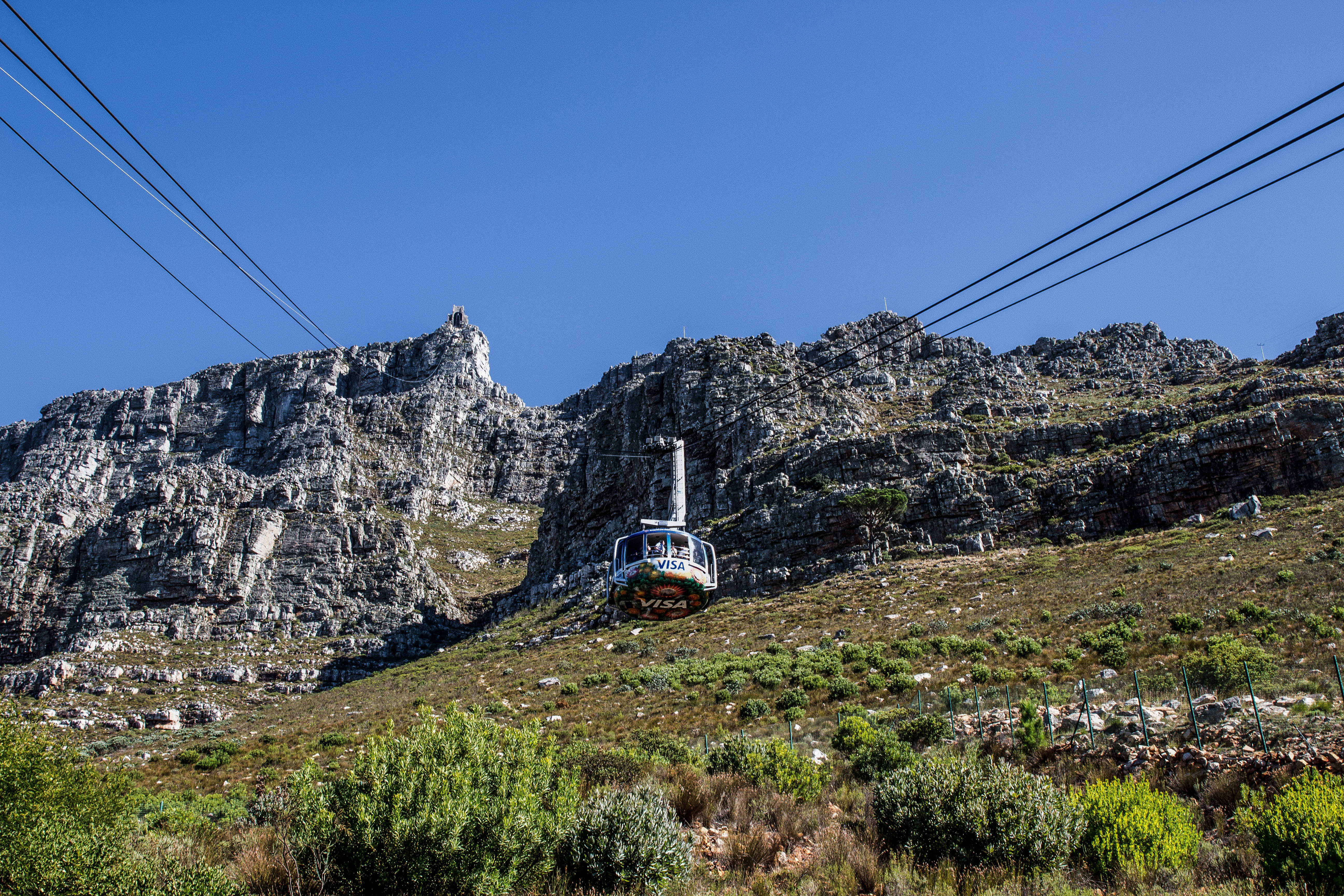 Mit der Seilbahn zum Tafelberg