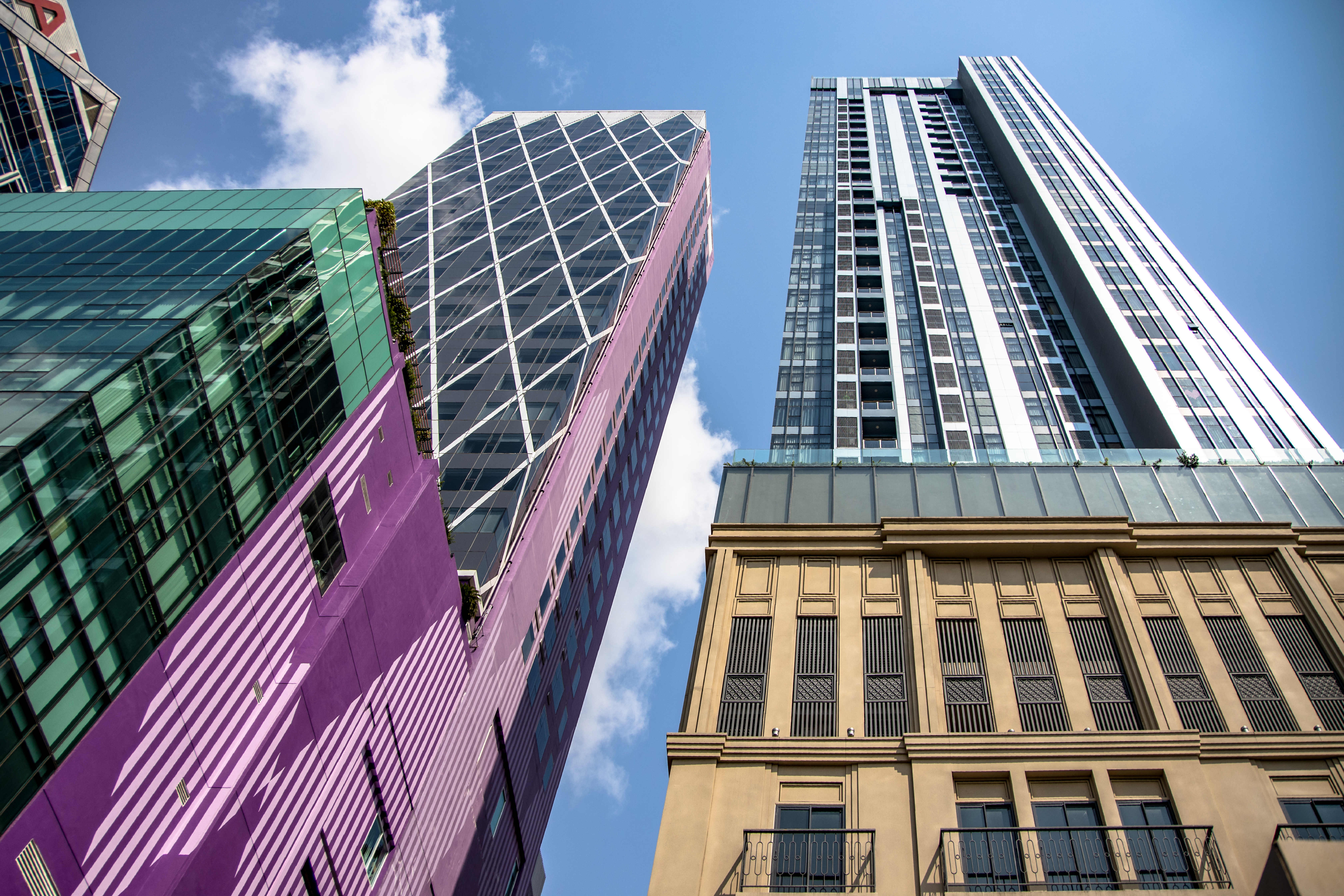 Bunte Architektur