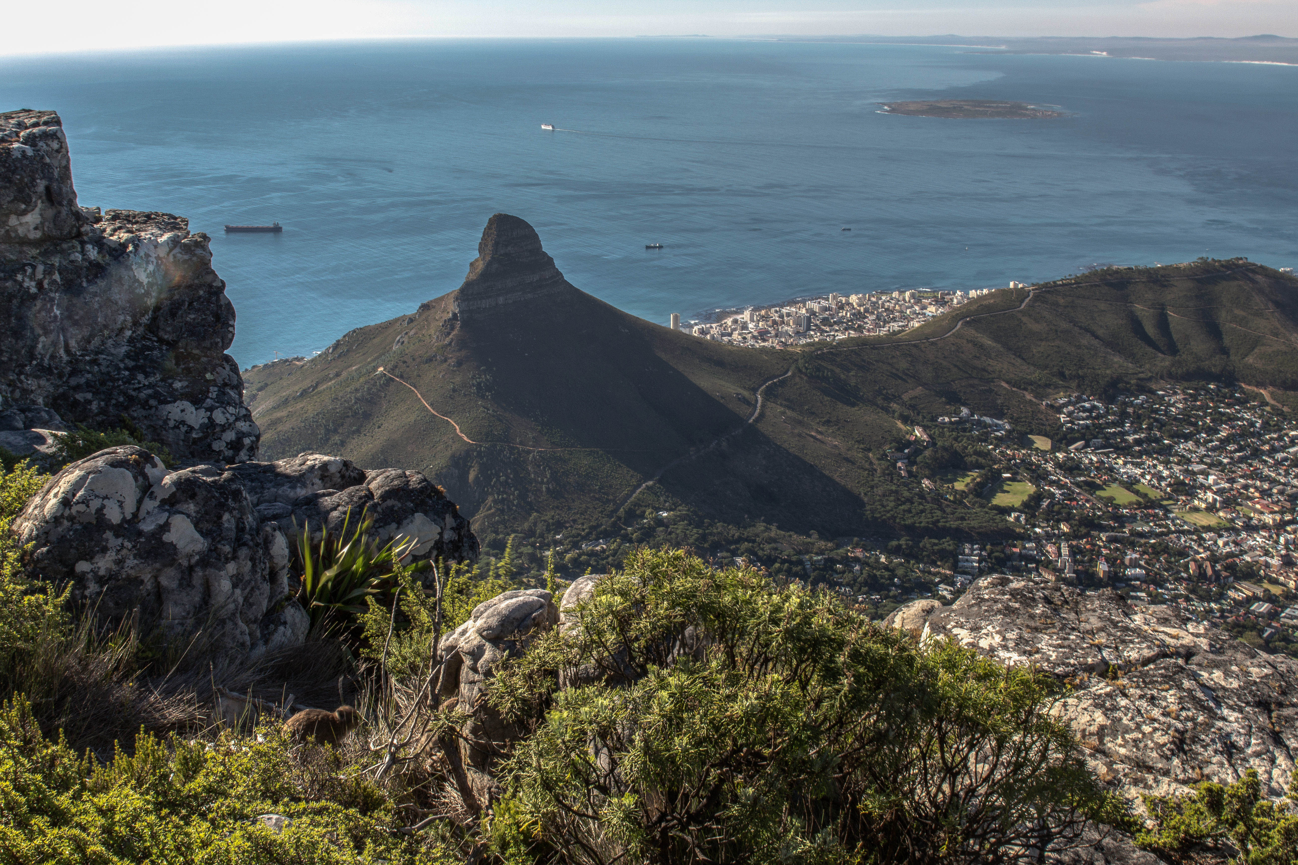 Vom Tafelberg auf den Signal Hill und Kapstadt mit Robben Island