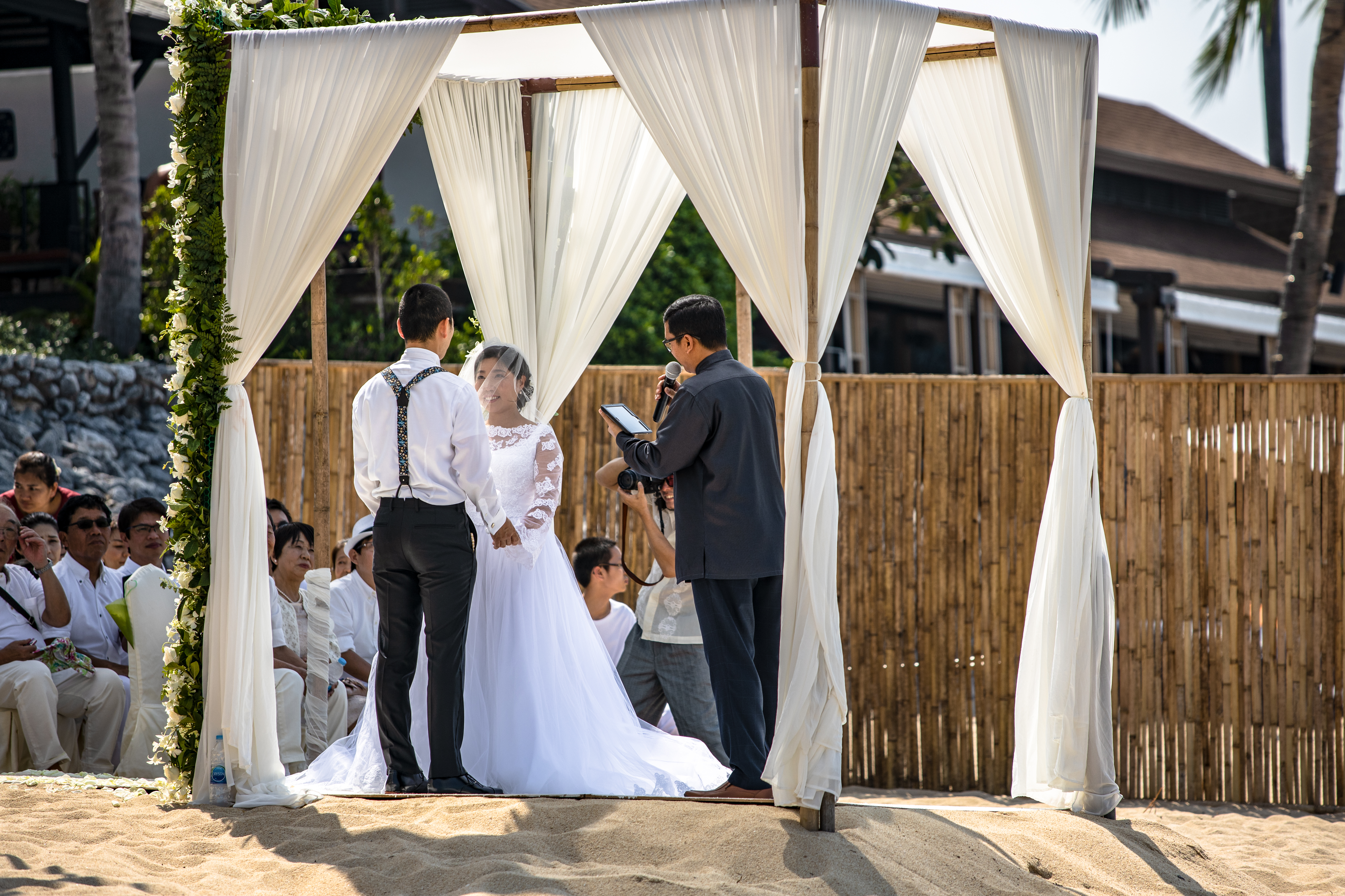 Hochzeit am Strand von Koh Samui