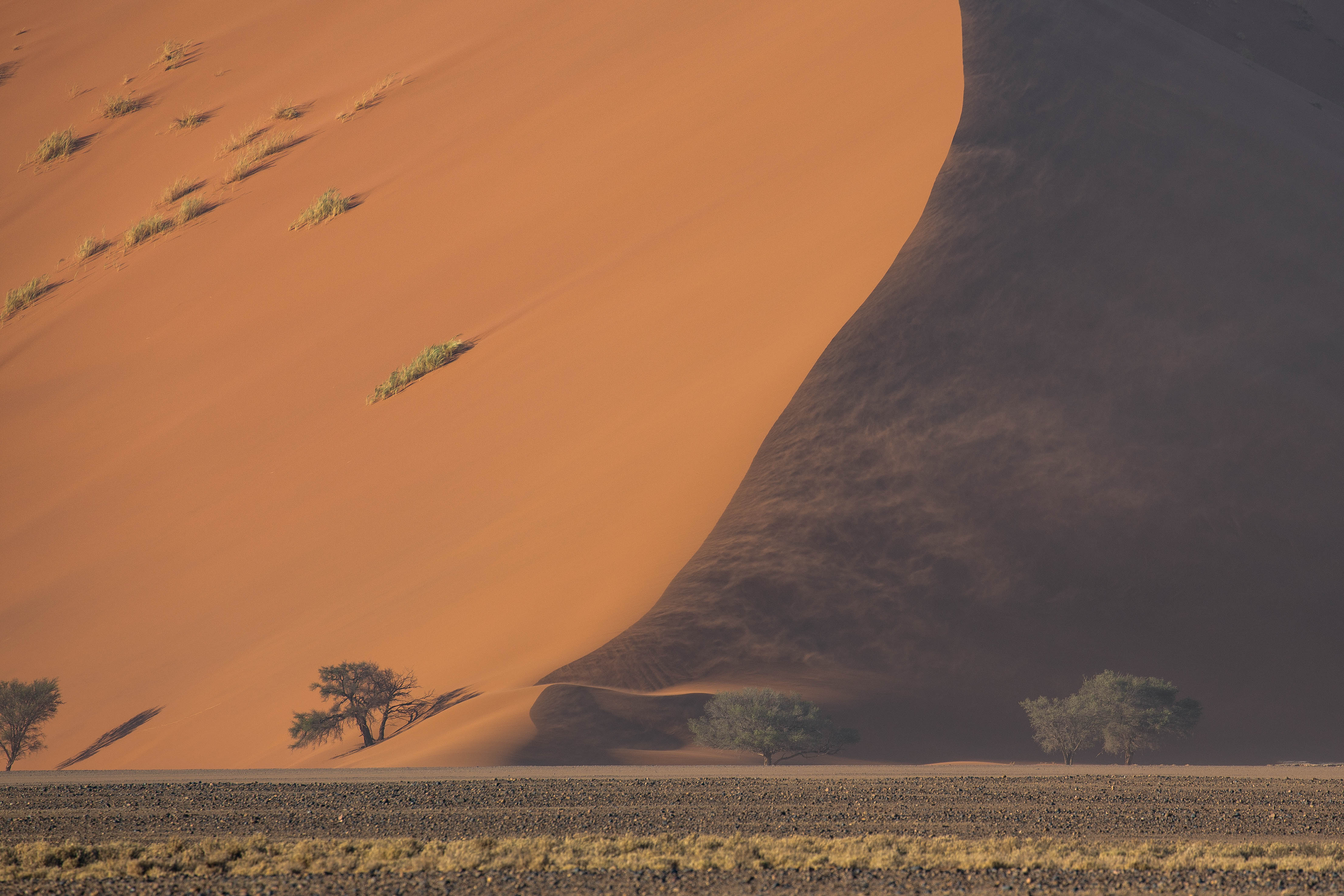 Dune 45 bei starkem Wind
