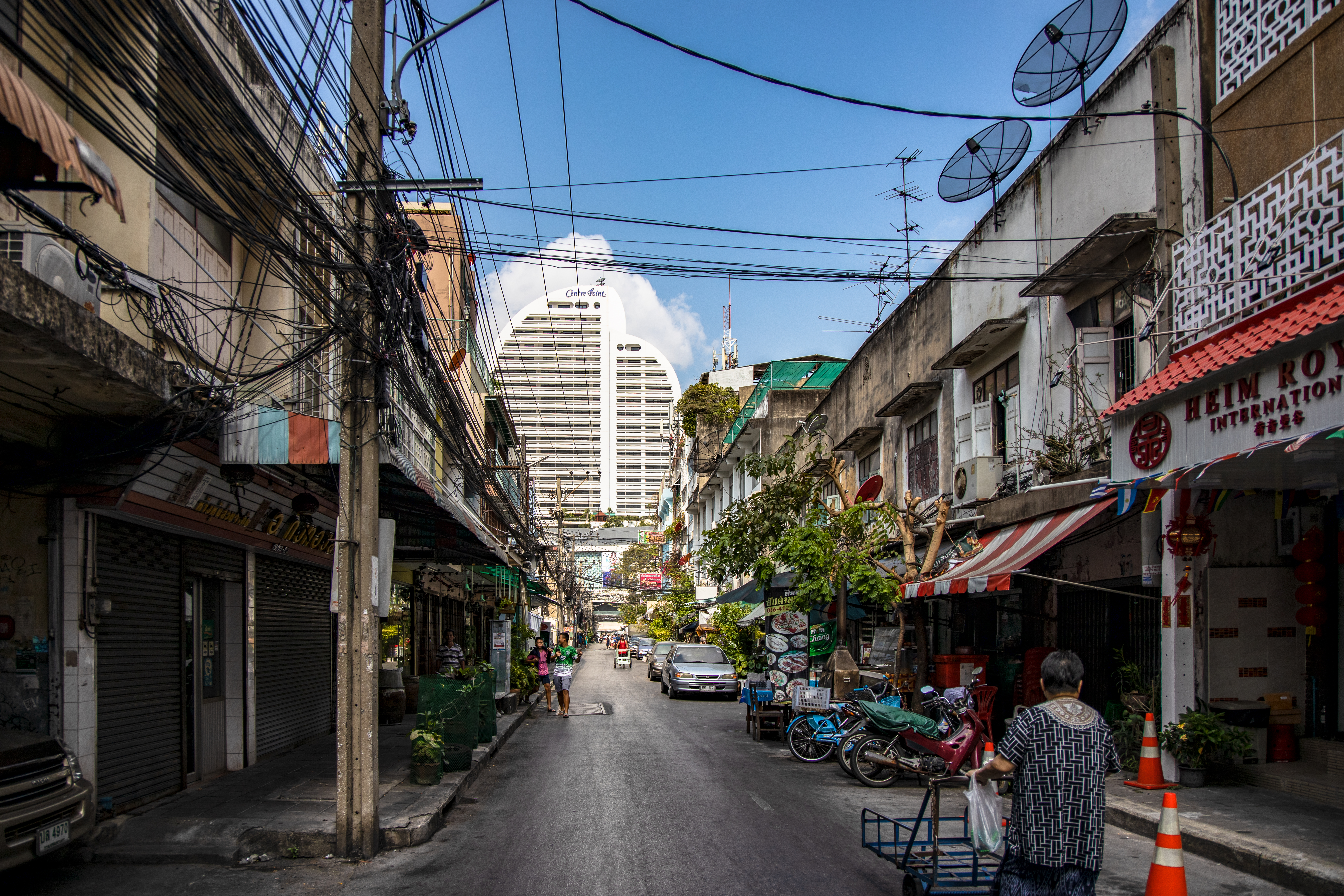 Alte und Neu in Bangkok
