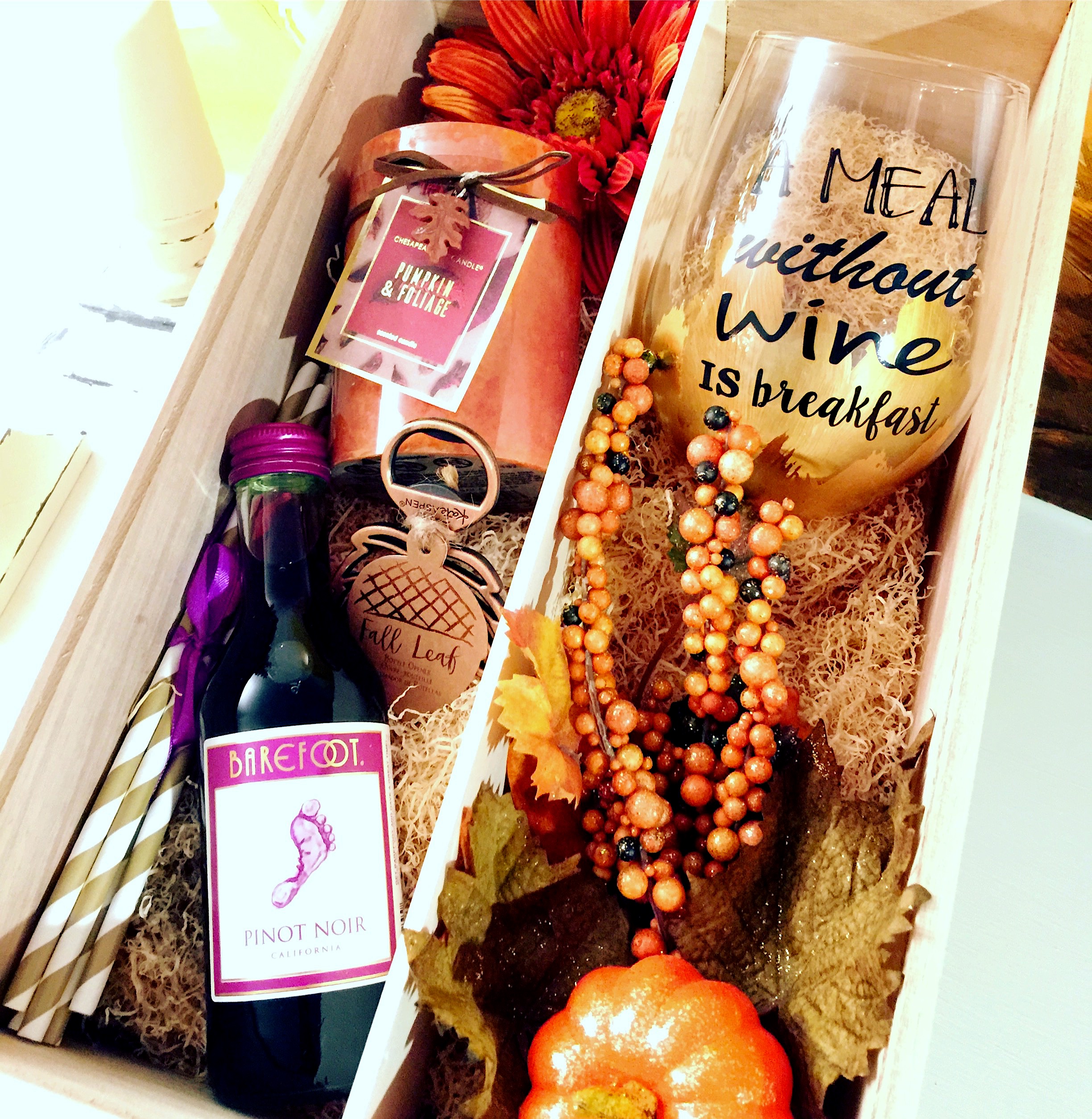 Fall Birthday Gift Box